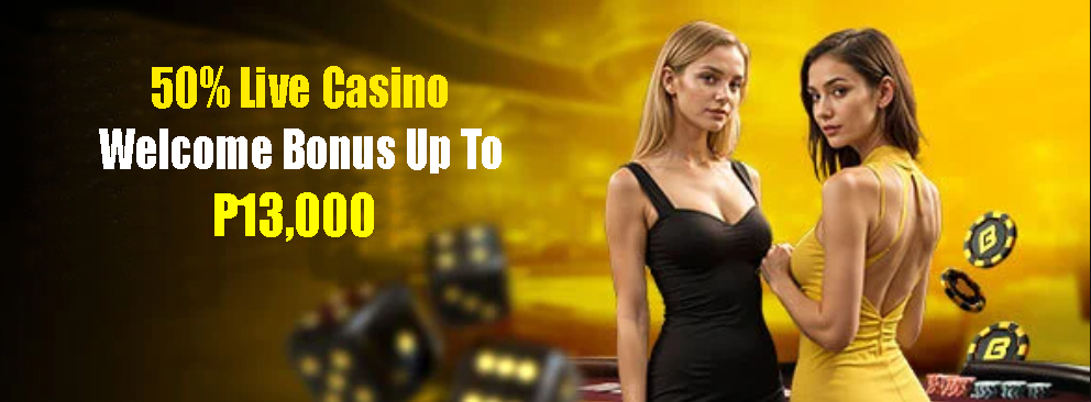 50% Live Casino First Deposit Bonus