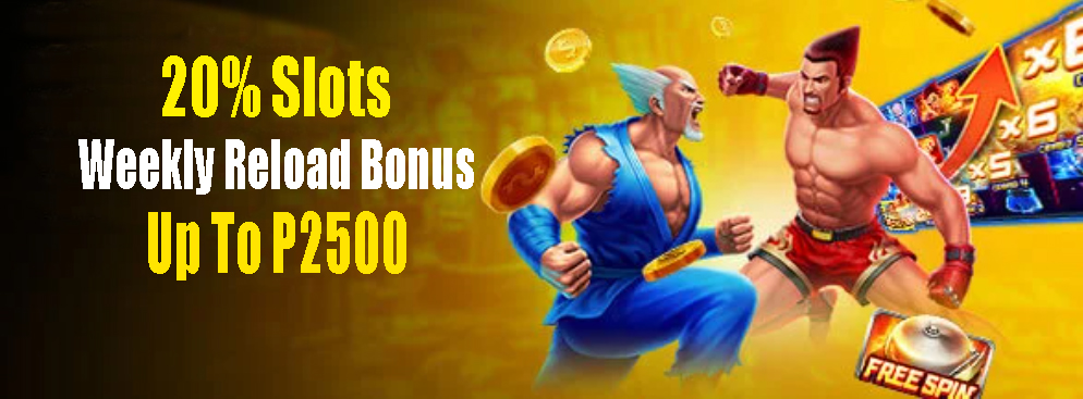 Weekly Slots 20% Deposit Bonus